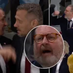 Här ryker tränarna ihop efter VM-semifinalen