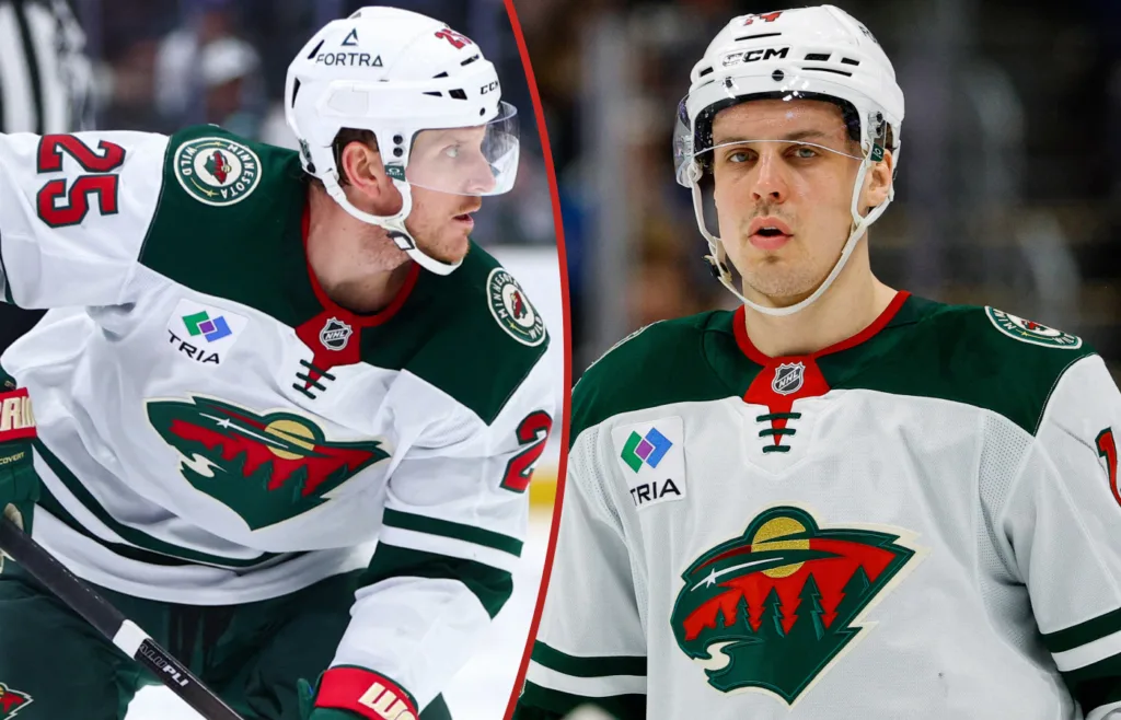 Jonas Brodin. Joel Eriksson Ek. Minnesota Wild.
