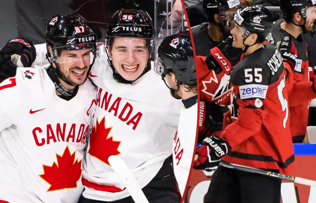 Sidney Crosby. Macklin Celebrini. Kanada.