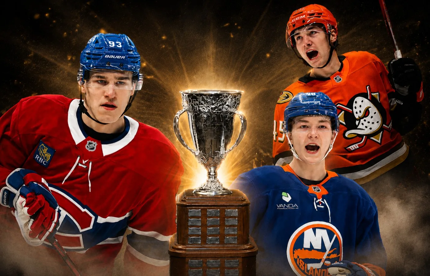 De gör upp om priset som NHL:s främsta rookie