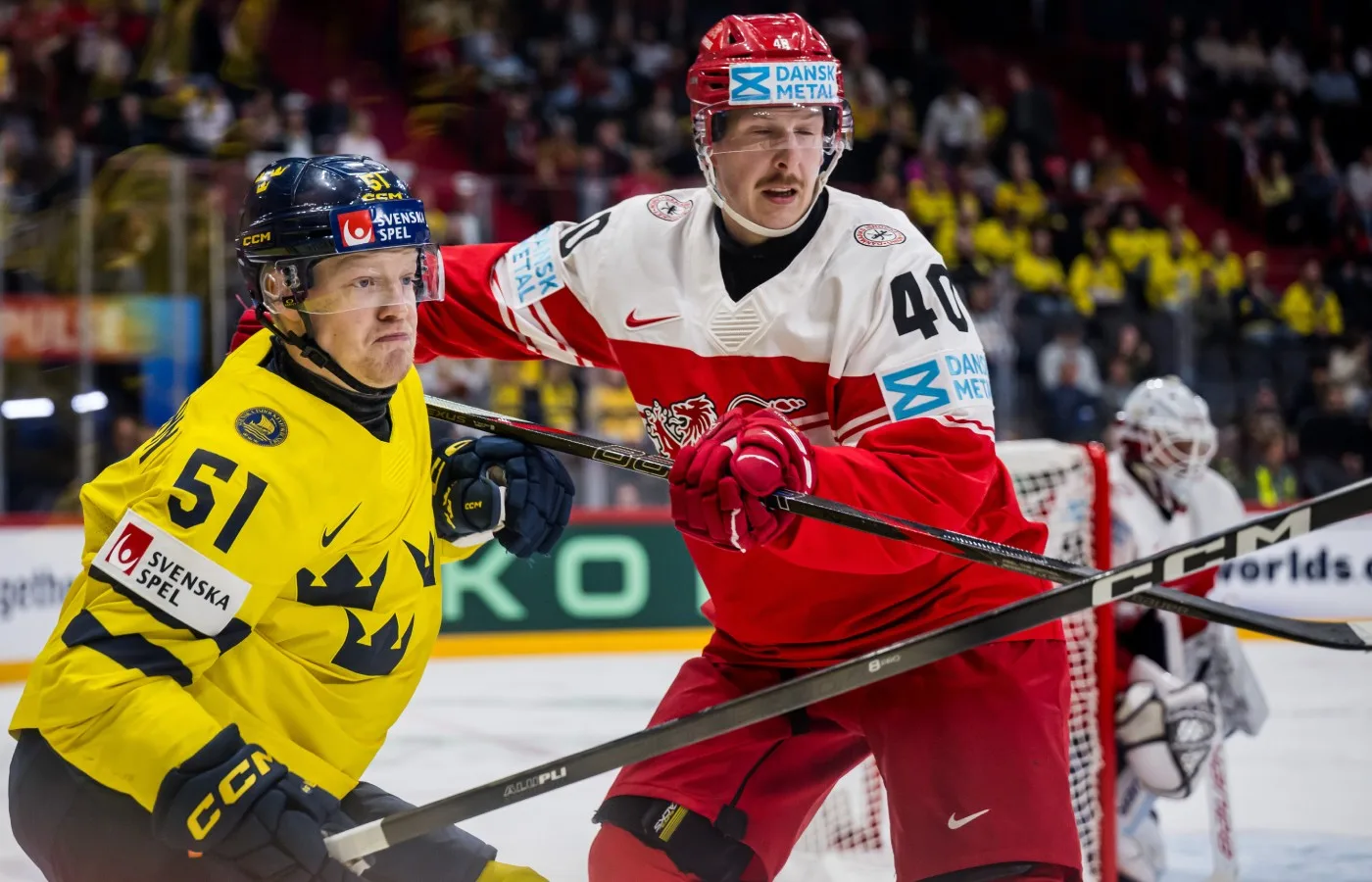 Hockey på tv idag: Så sänds Sverige – Danmark