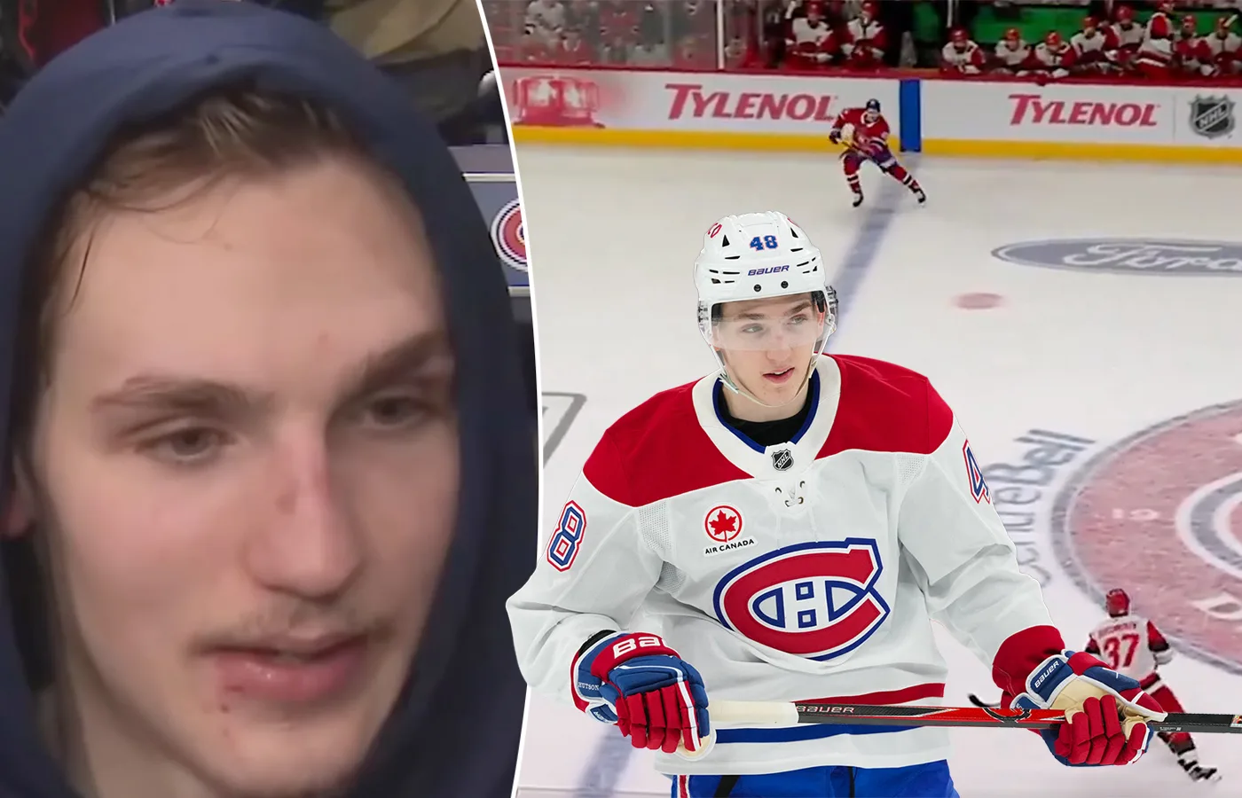 Lane Hutson tar på sig förlusten: ”På grund av mig”