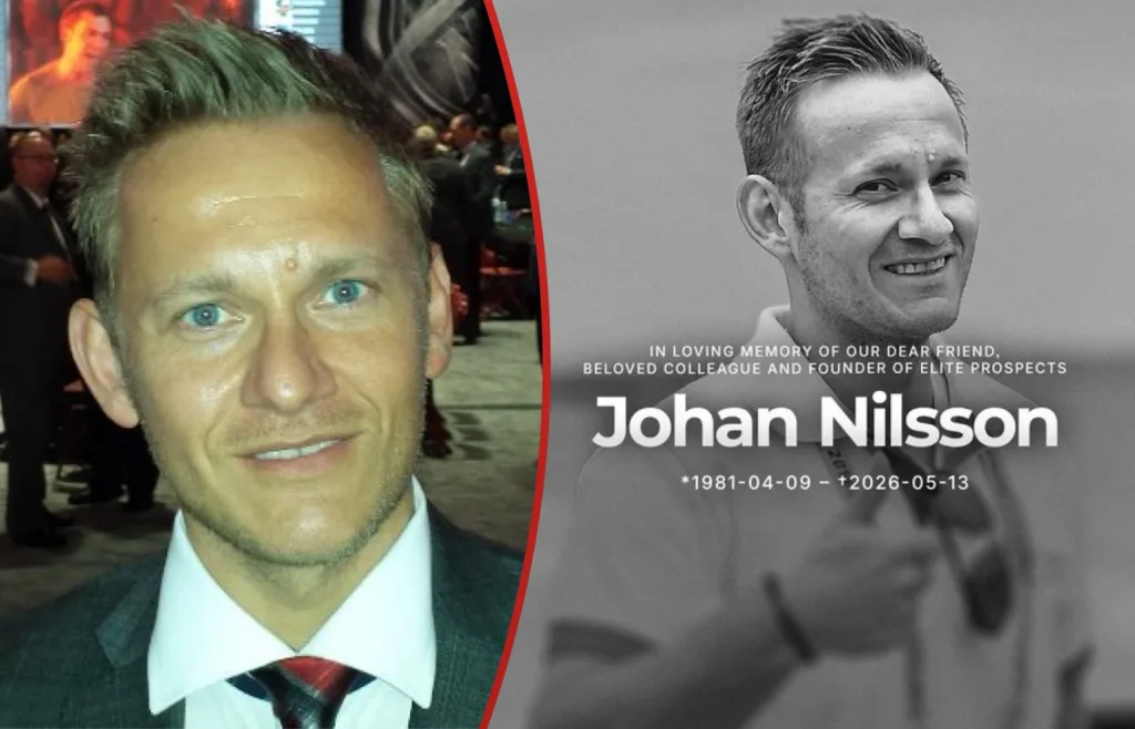 Johan Nilsson. EliteProspects.
