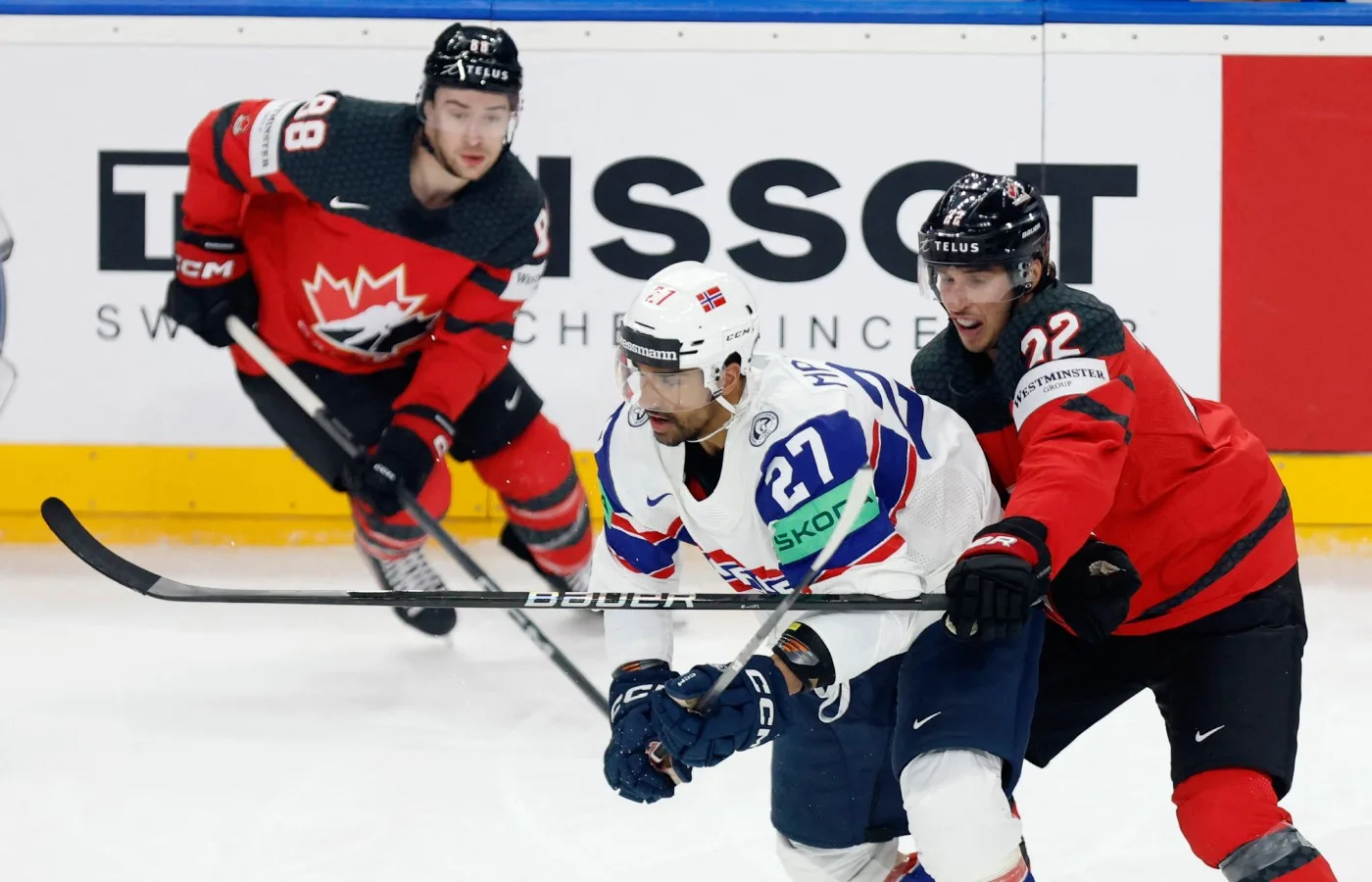 Hockey-VM på tv idag: Tuff kanadensisk utmaning för Norge