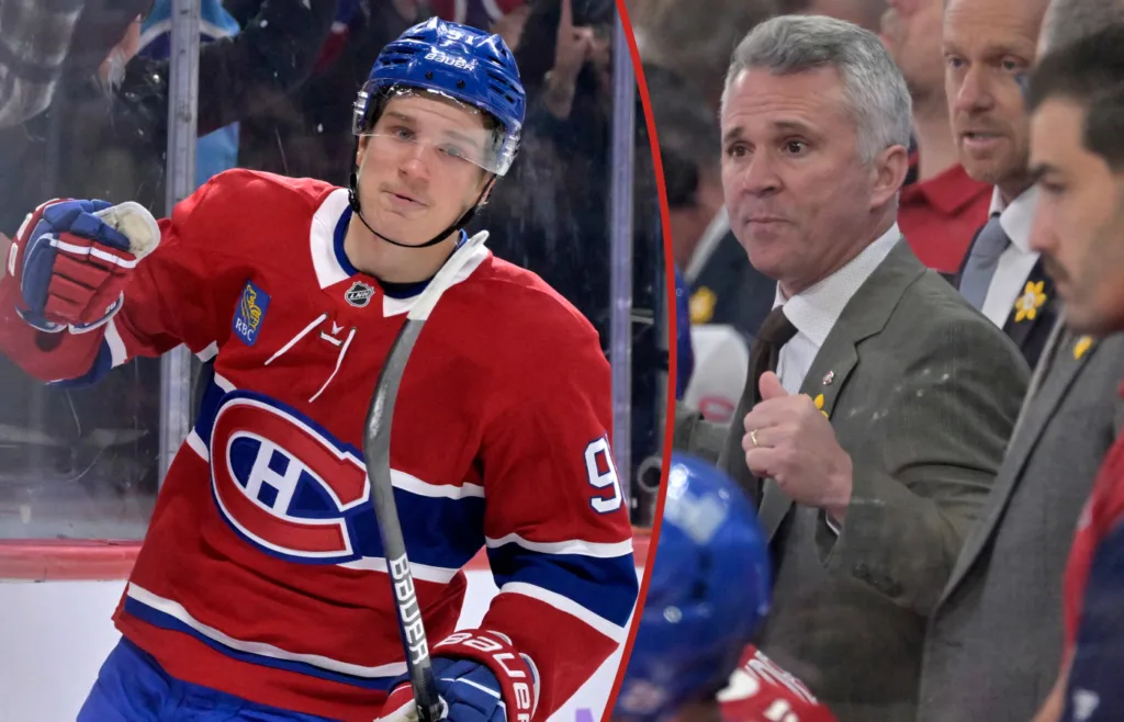 Oliver Kapanen. Martin St. Louis. Montréal Canadiens. 