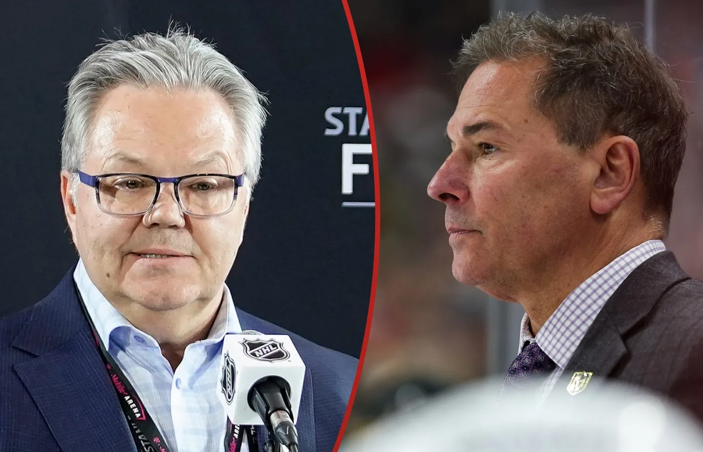 Kelly McCrimmon och Bruce Cassidy