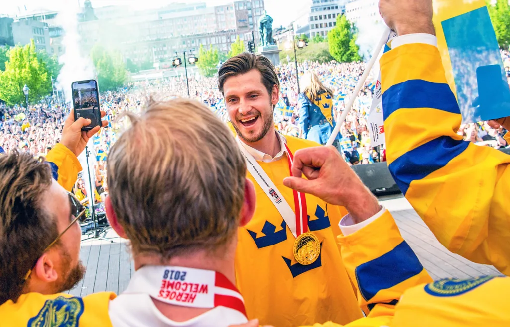 Oliver Ekman Larsson. Hockey-VM.