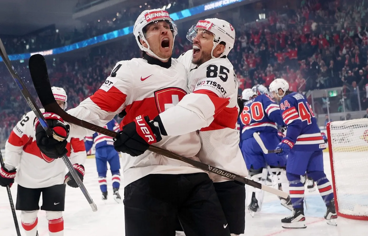 Seger för Schweiz mot USA