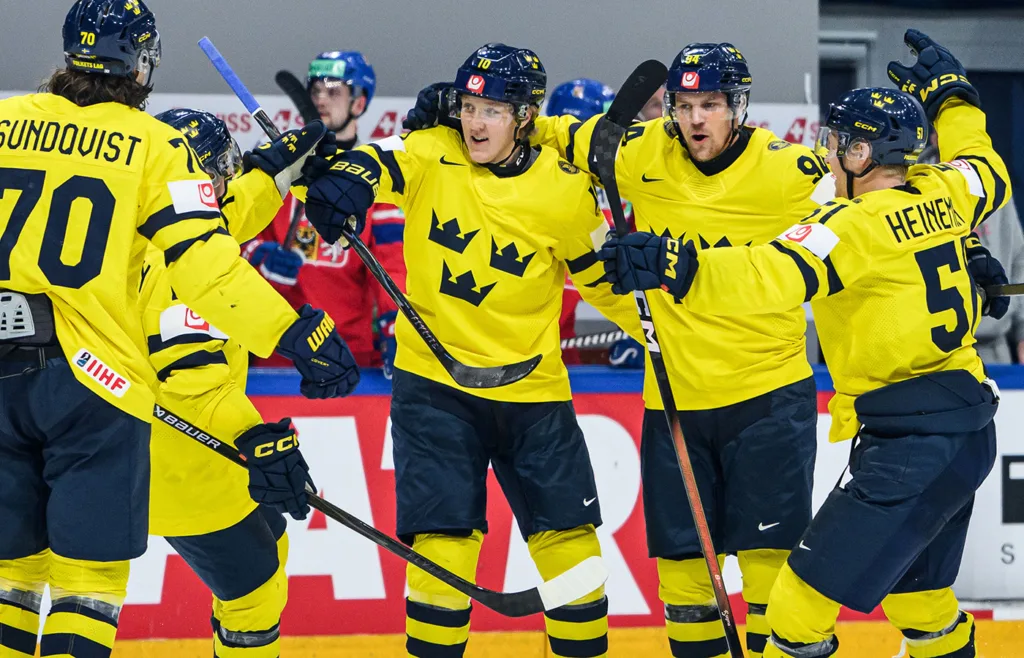 Simon Holmström. Tre Kronor. Hockey-VM.