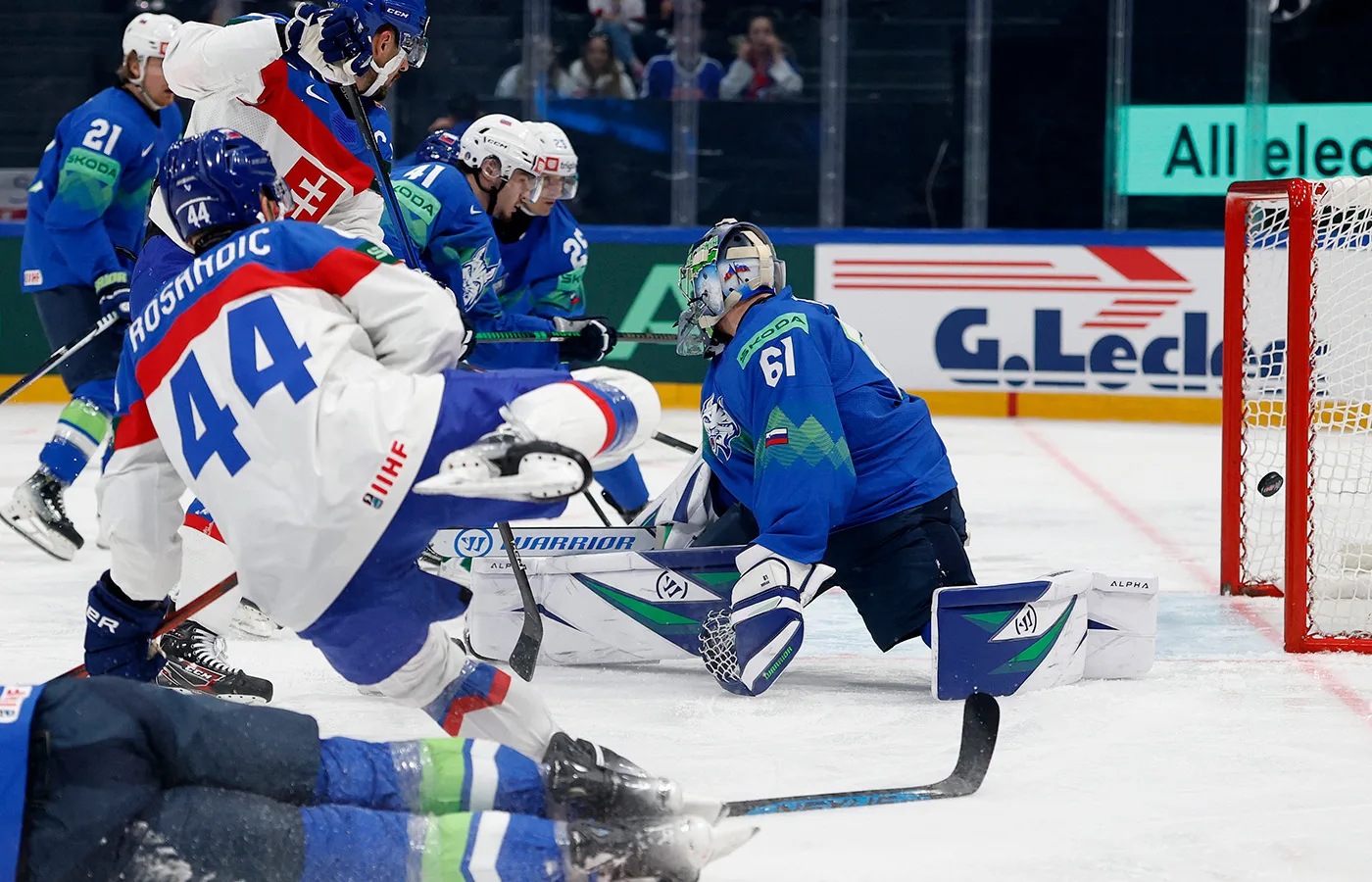 Slovakien. Slovenien. Hockey-VM 2026.