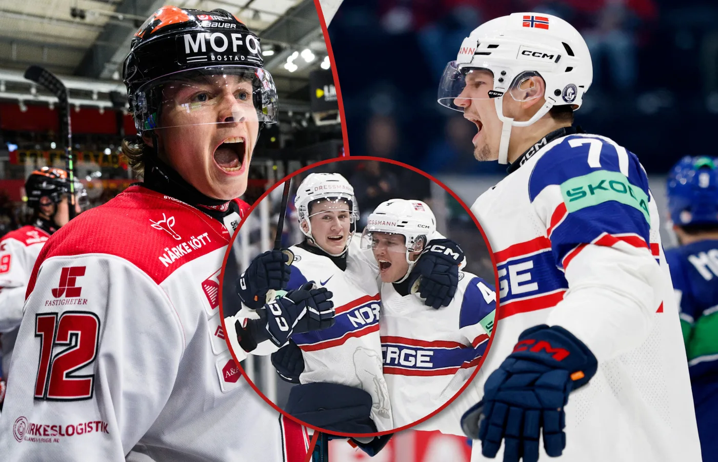 SHL-spelarna klev fram för Norge i nya segern