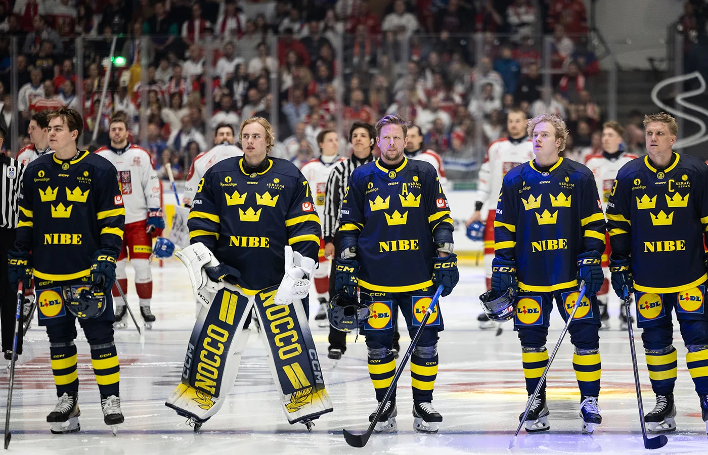 Så ställer Tre Kronor upp mot Tjeckien