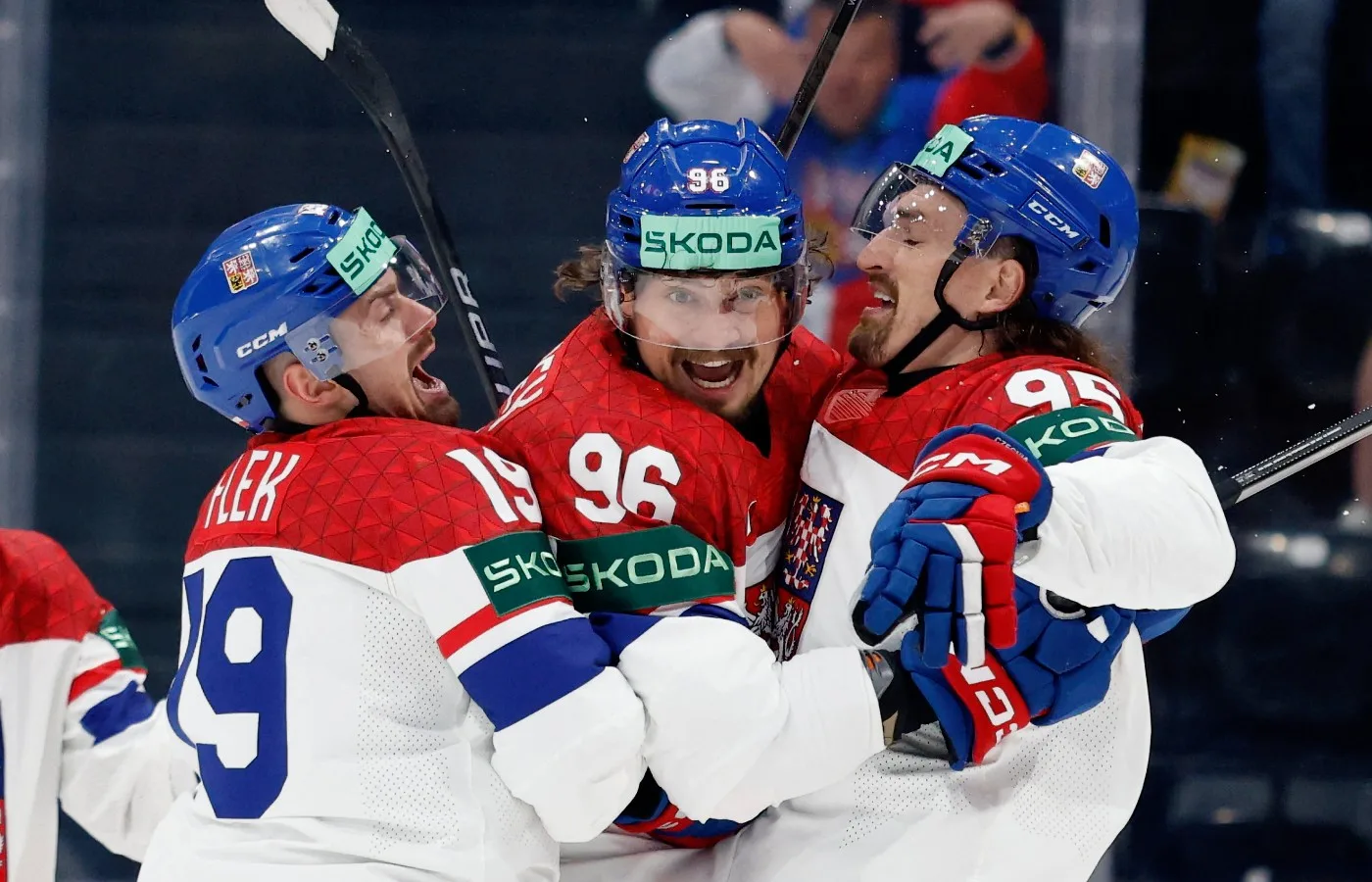 Tomasek bakom Tjeckiens premiärvinst i hockey-VM