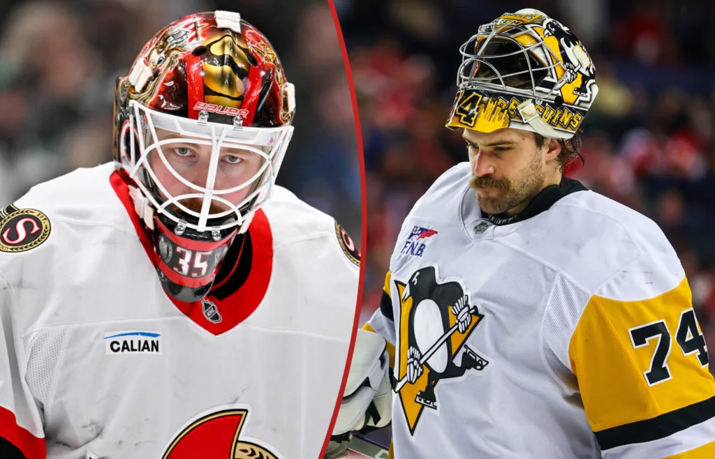Linus Ullmark. Stuart Skinner. Ottawa Senators. 