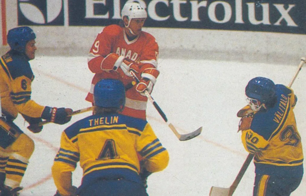 Wayne Gretzky. Kanada. Sverige.