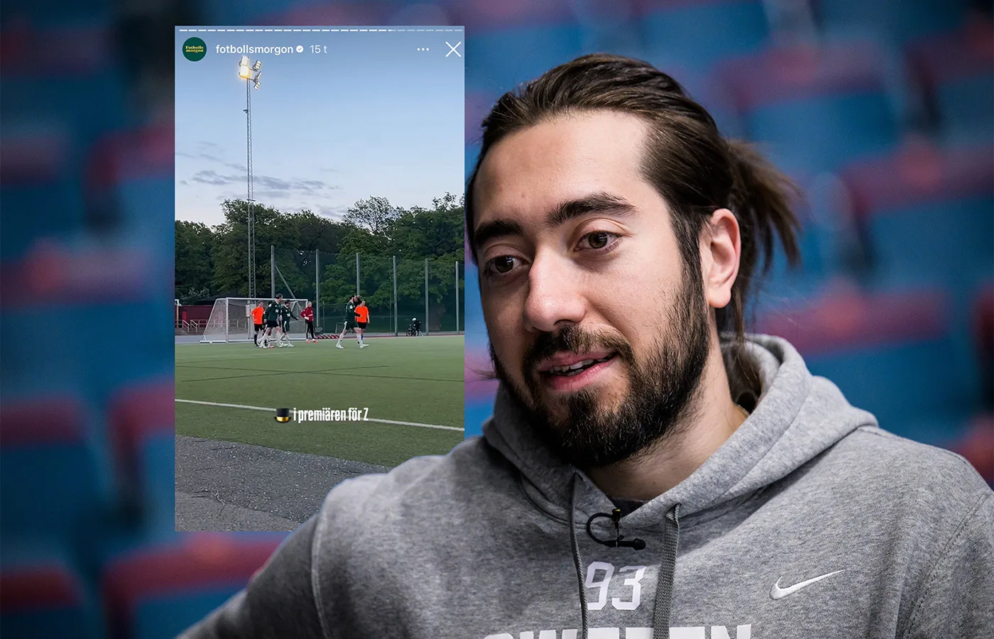 Mika Zibanejads succé – på fotbollsplanen