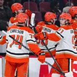 Likaläge i serien efter Anaheim Ducks seger