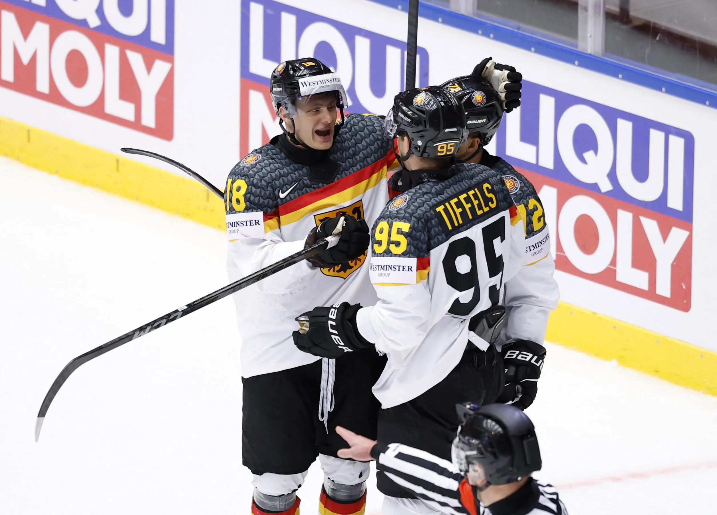 Tyskland slog Storbritannien i VM Grupp A herr