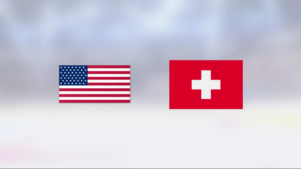 Seger för Schweiz mot USA