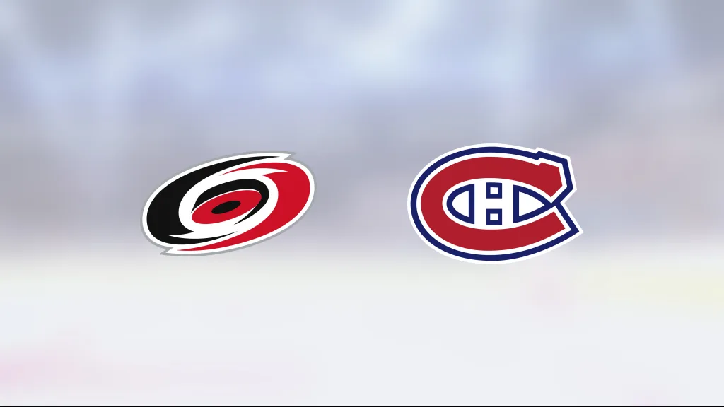 Smakstart för Montreal i matchserien mot Carolina
