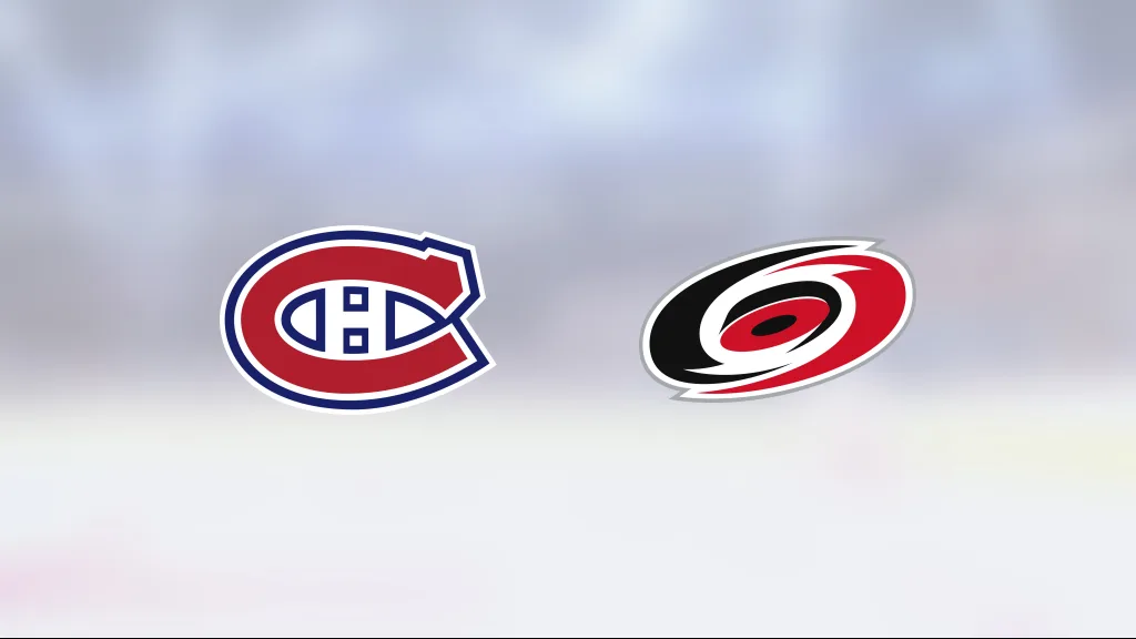 Carolina tog ny seger i serien mot Montreal