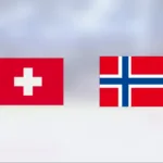 Schweiz vann mot Norge