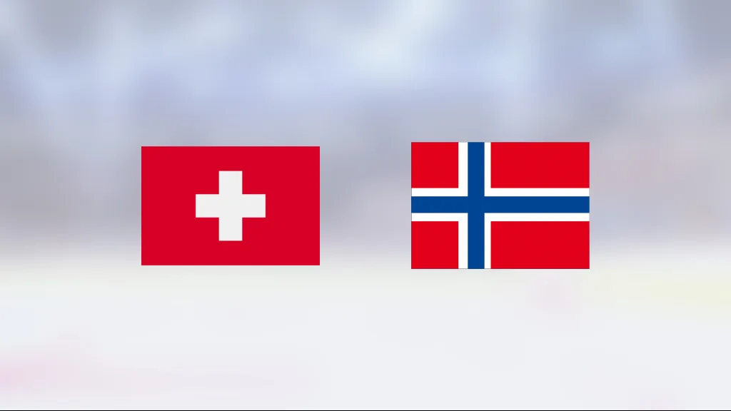 Schweiz vann mot Norge