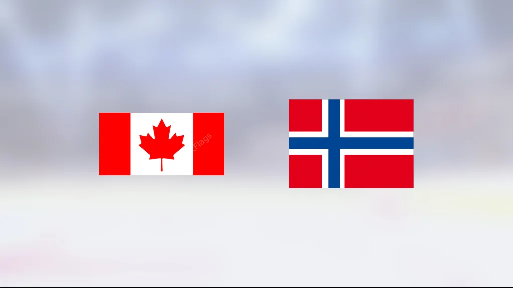 Norge slog ut Kanada efter rysare
