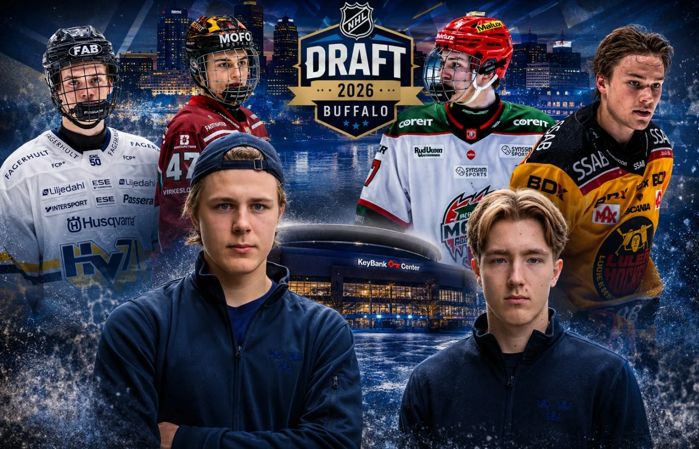 Mock Draft: Där hamnar svenskarna i NHL-draften